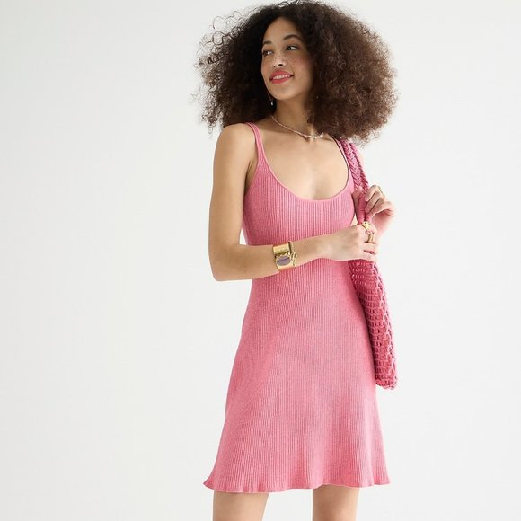 J. Crew NWT Ribbed Knit Mini Dress S - Picture 2 of 10